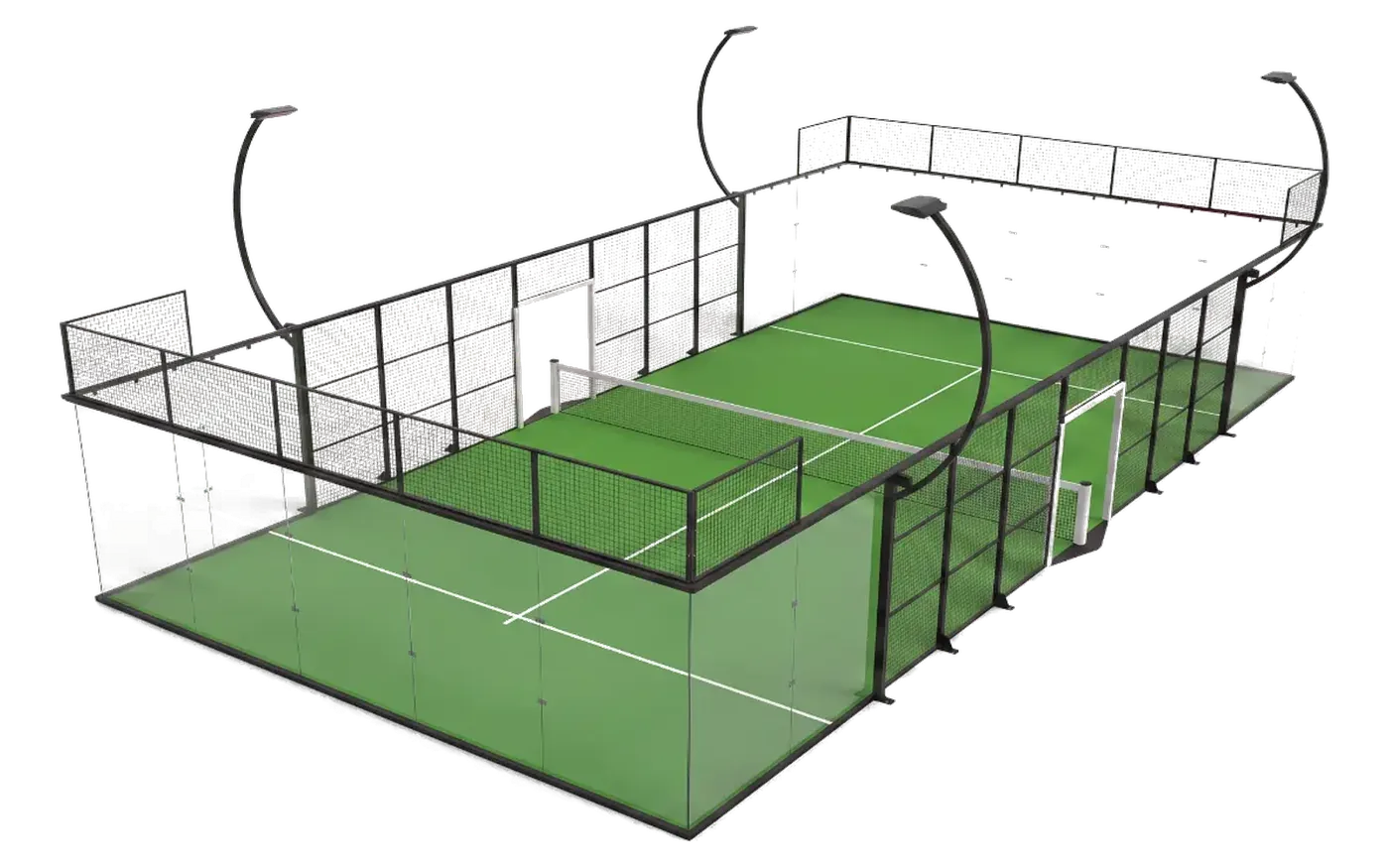 Terrain de padel Padel VX360 — coloris Vert